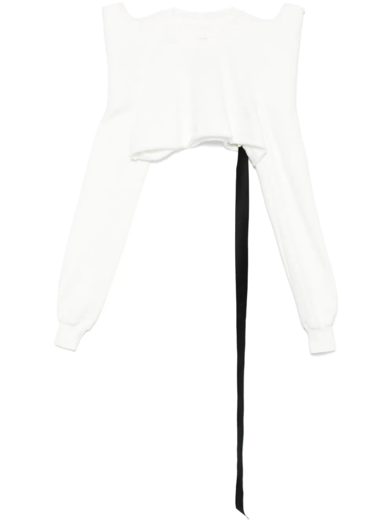 

Укороченная толстовка Rick Owens DRKSHDW, белый