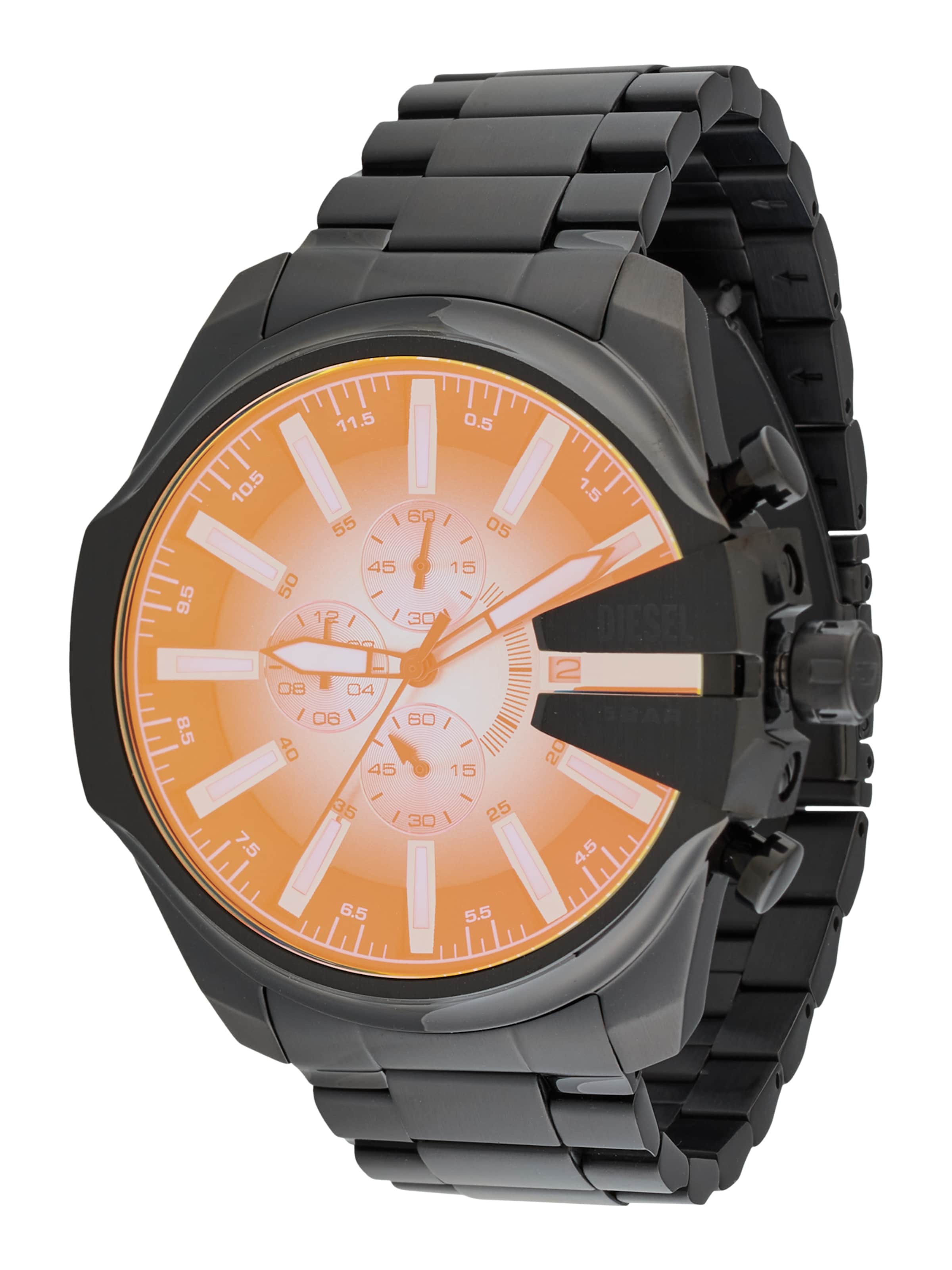 

DIESEL Часы Analog 'MEGA CHIEF' в черном цвете