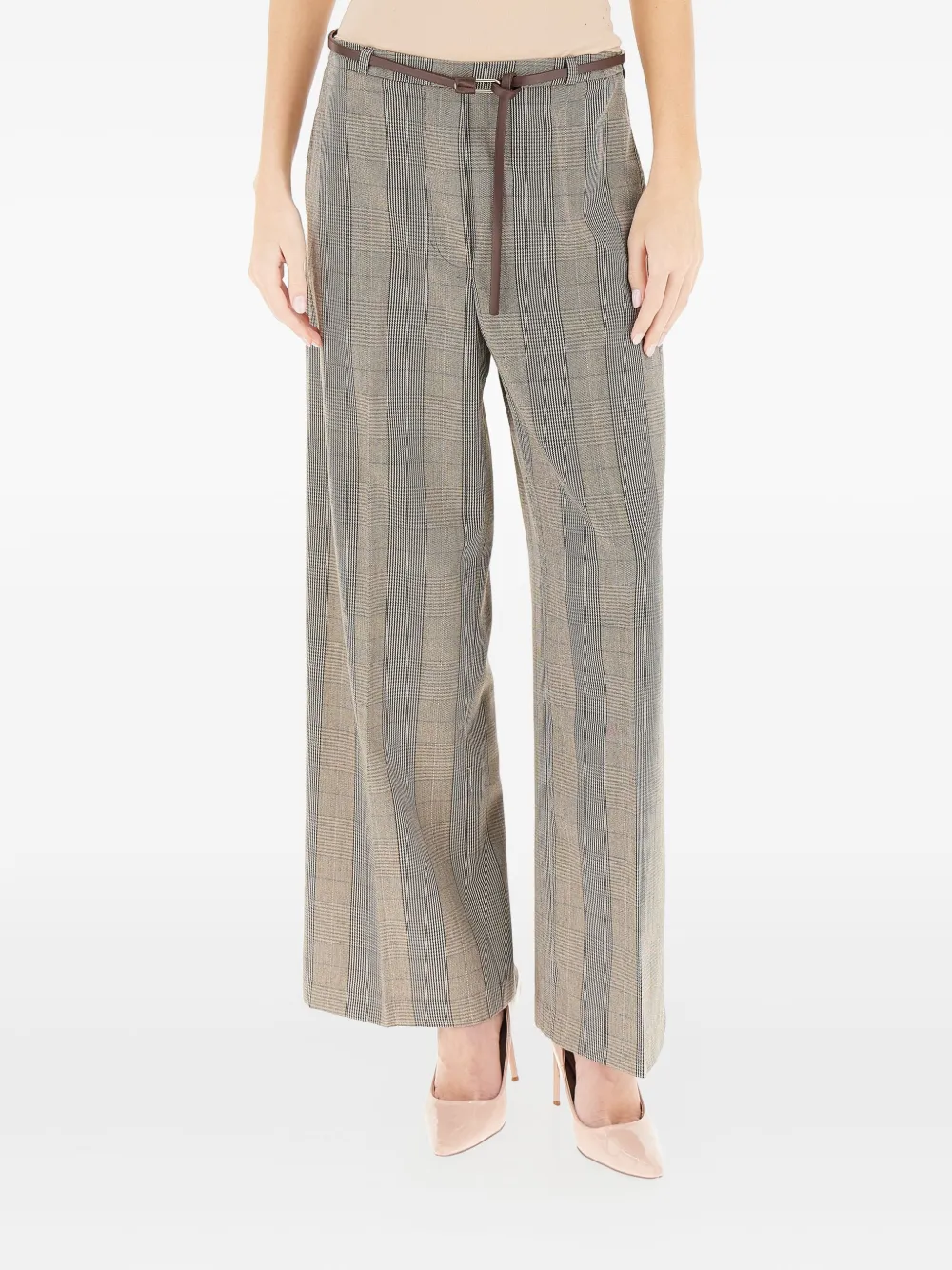 

Брюки Engracia в клетку Kocca, нейтральный