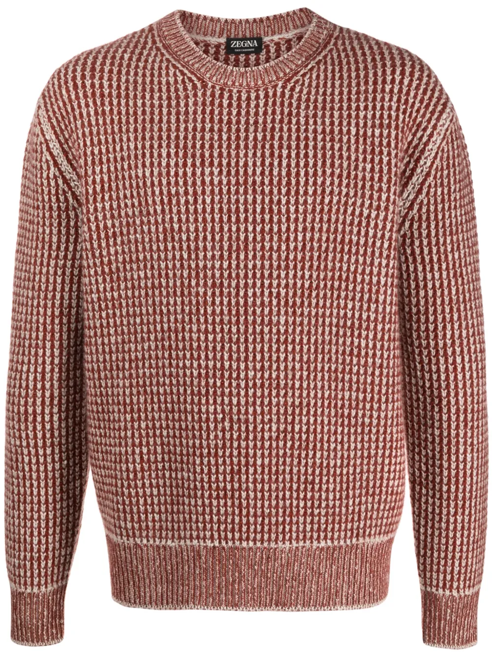 

Жаккардовый джемпер Zegna, красный