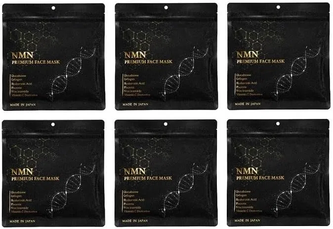 Маска для лица с NMN, 30 шт x 6 наборов, Aiz
