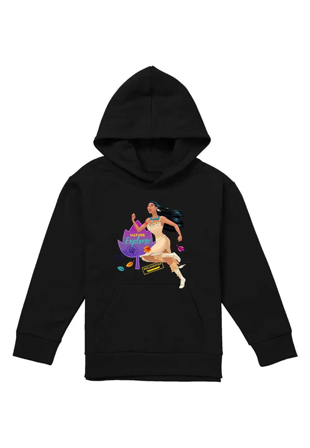 Детская толстовка Disney Pocahontas Natural Explorer, черная, черный