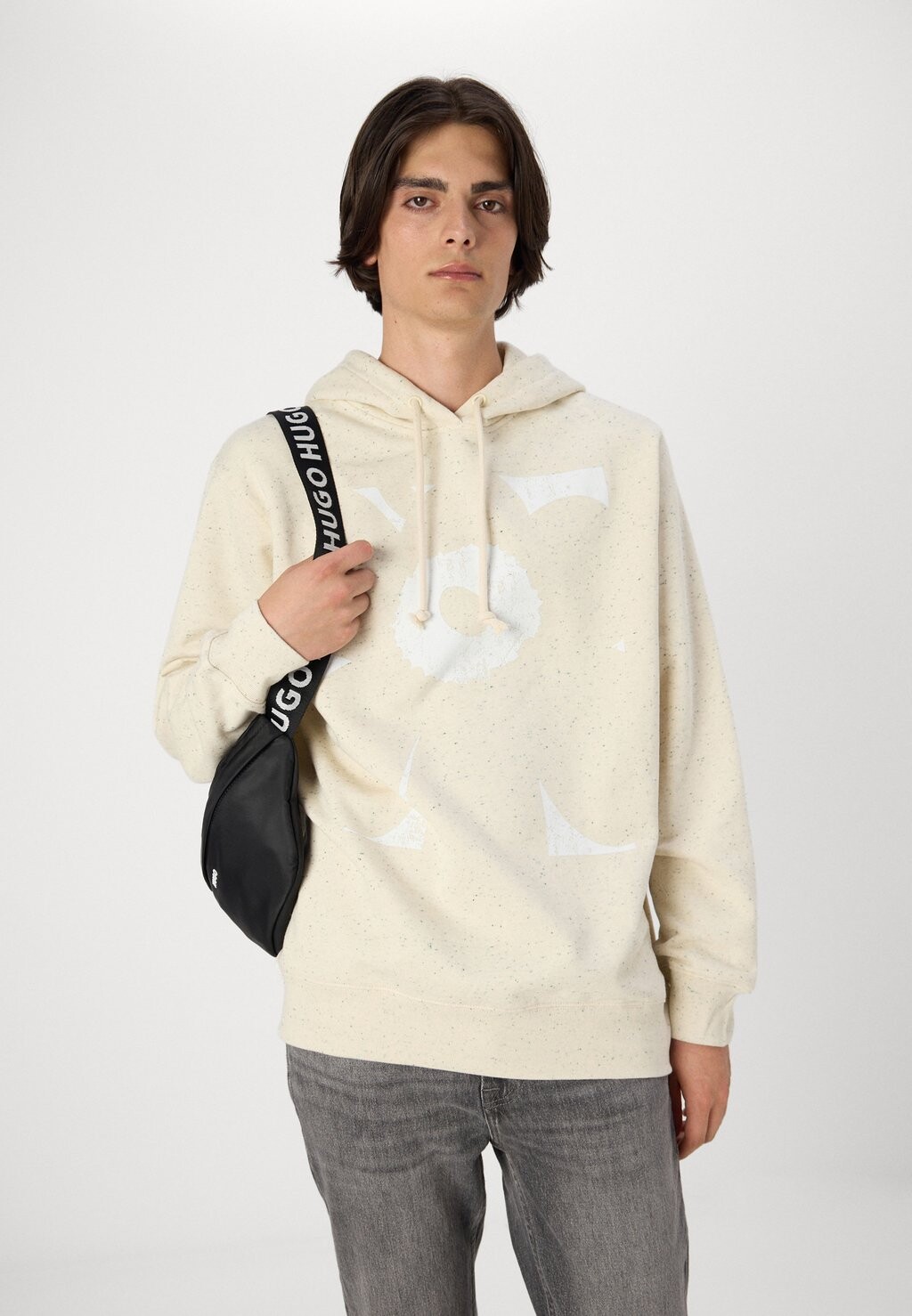 

Джемпер с капюшоном IVVAR UNIKKO UNISEX Marimekko, цвет Off-White/Green/ White