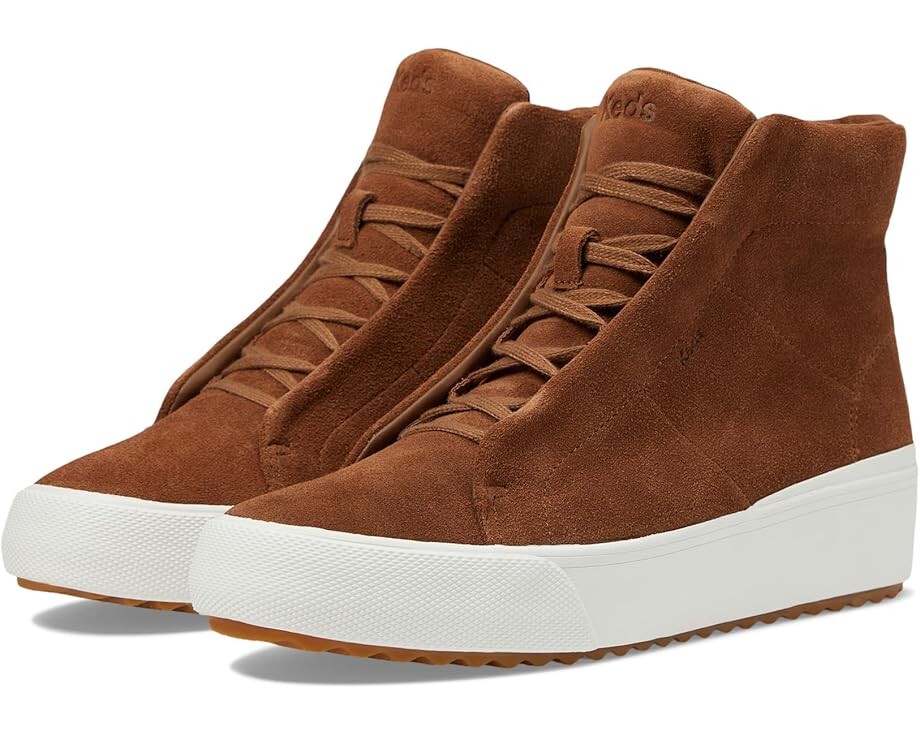

Кроссовки Keds Remi Mid Bootie, цвет Chestnut Suede