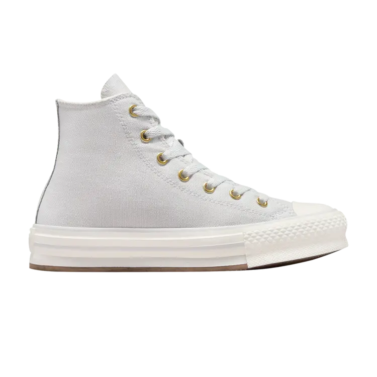 

Кроссовки Chuck Taylor All Star EVA Lift Platform High GS, цвет Tonal Canvas - Barely Grey