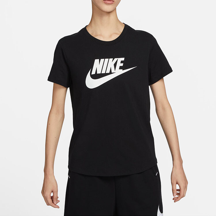 Футболка Nike Sportswear Essentials Logo DX7907-010, черный — фото 3