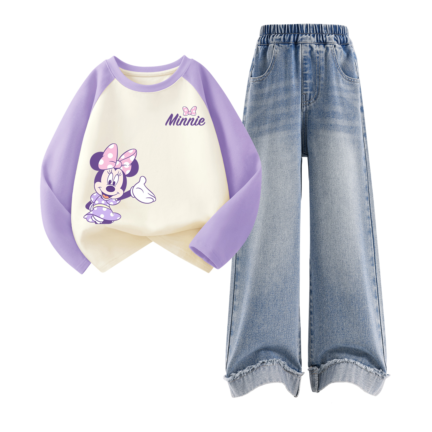 

Детская повседневная спортивная одежда Disney, светло-голубой