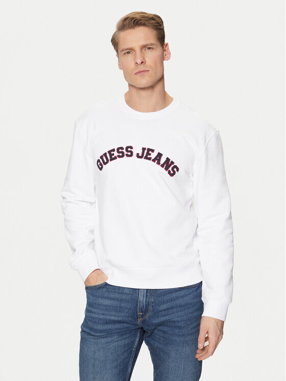 

Толстовка обычного кроя Guess Jeans, белый