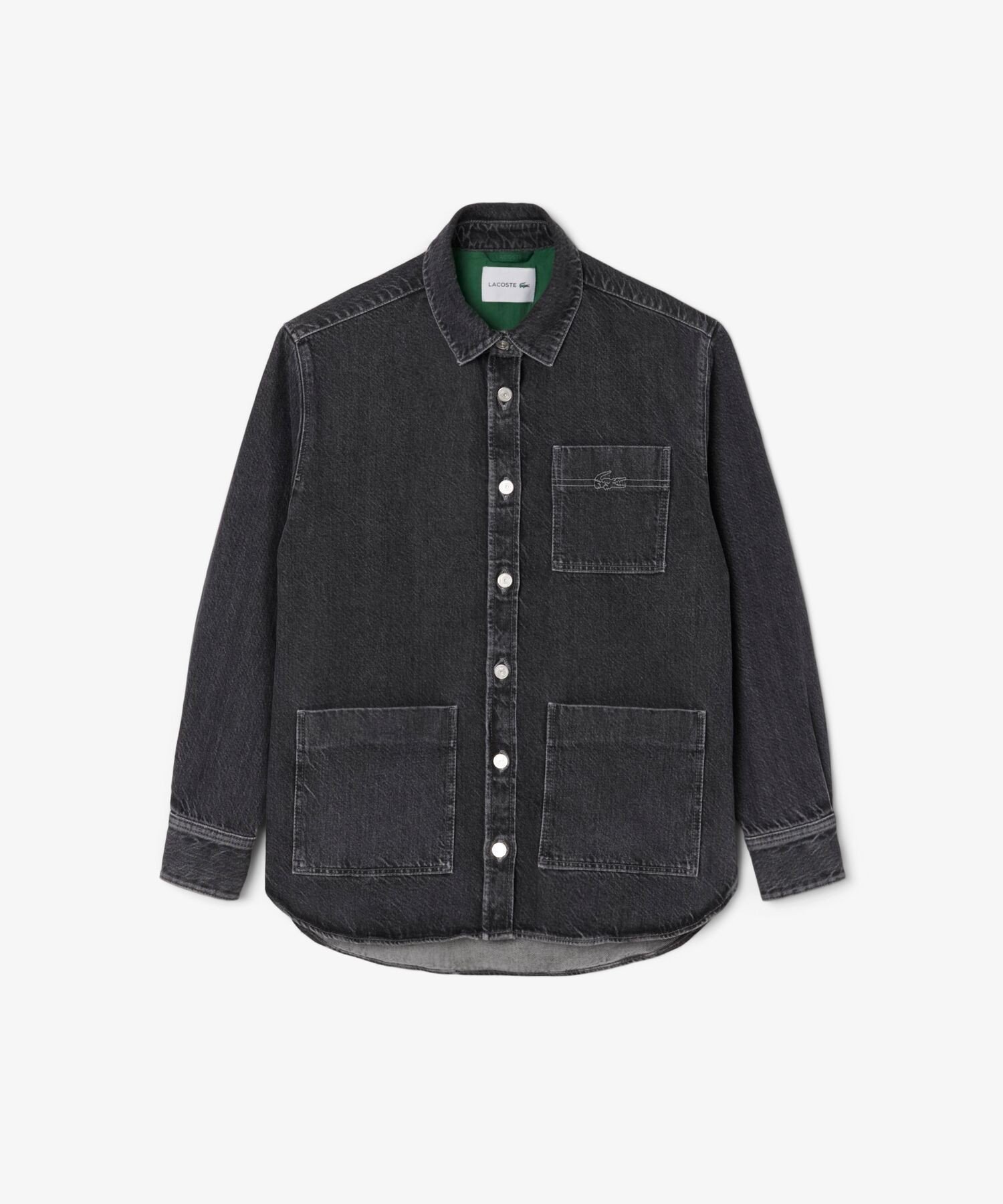 Рубашка-куртка женская LACOSTE Black — фото 3
