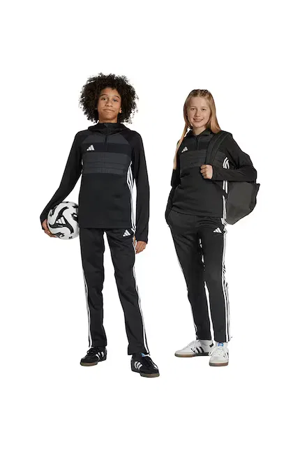 Спортивные штаны из футера Adidas Performance, черный
