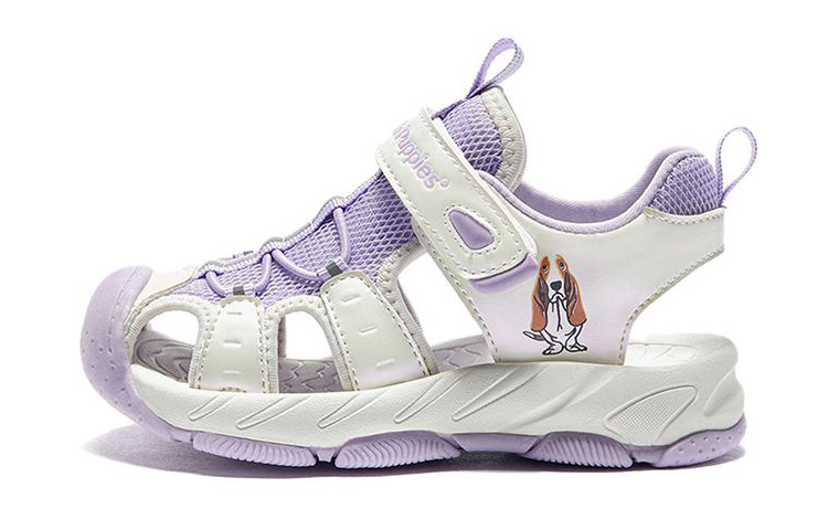 

Детские сандалии с противоскользящей подошвой и защитой от ударов для детей 3-7 лет Hush Puppies, фиолетовый