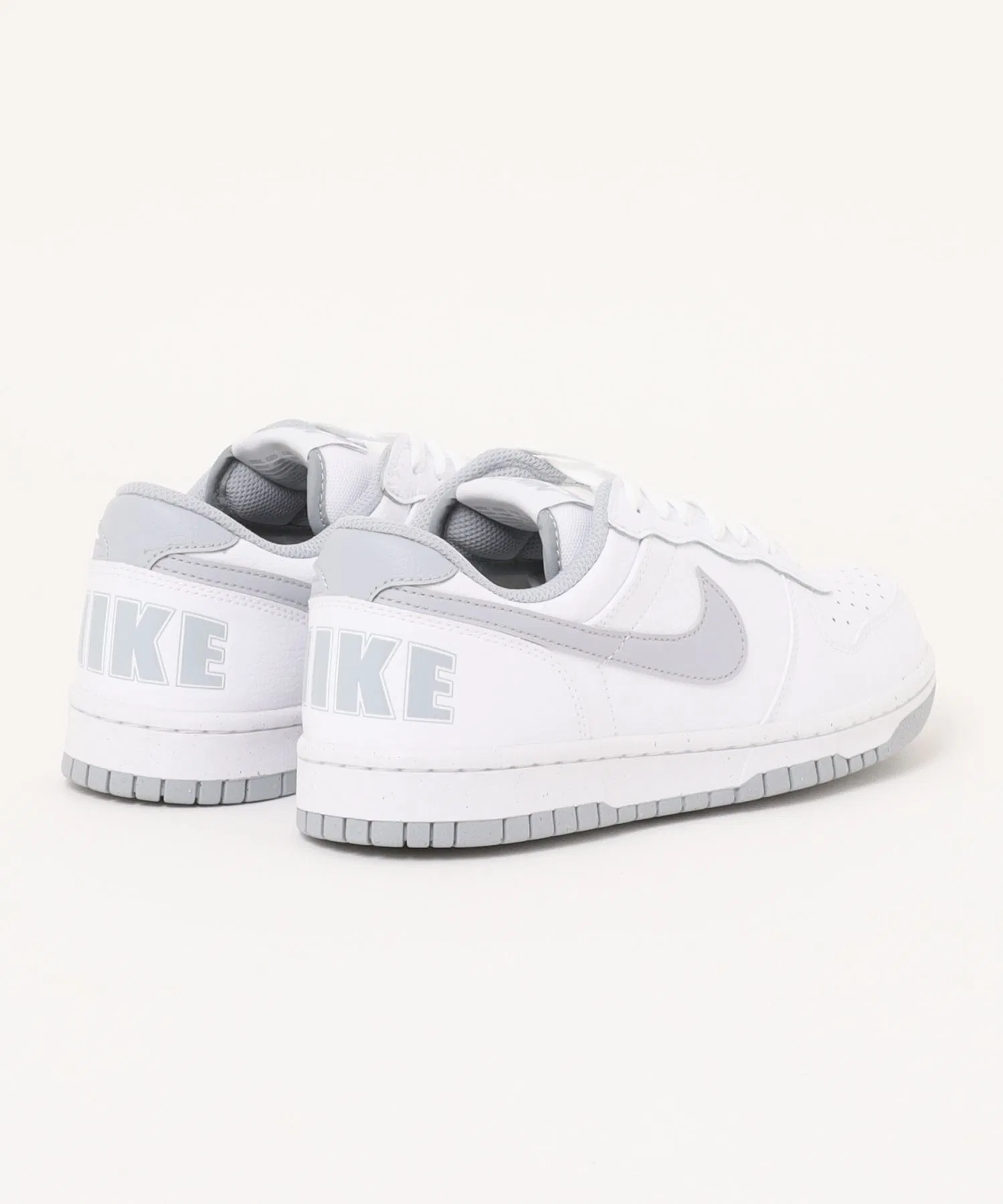 Мужские кроссовки NIKE BIG NIKE LOW бело-чёрные — фото 2