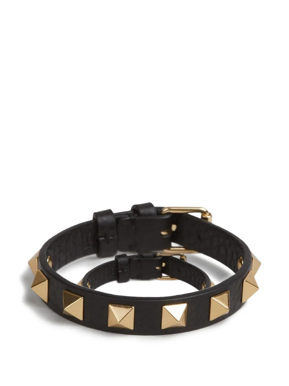 

Браслет с декоративными заклепками Rockstud Valentino Garavani, черный