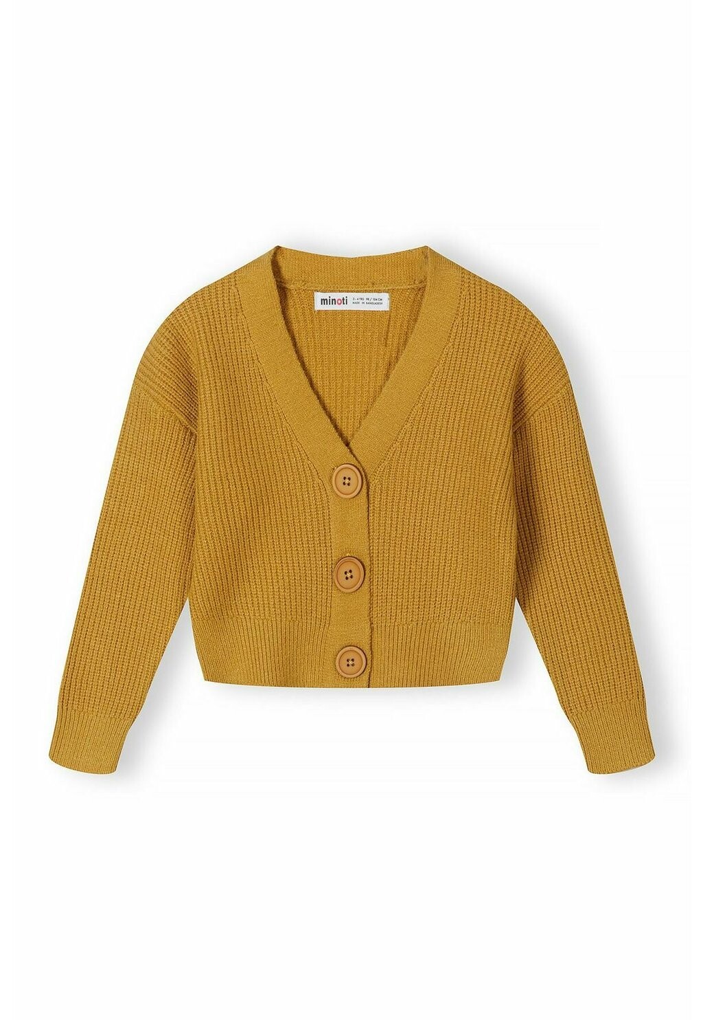 

Кардиган Button Standard MINOTI, цвет mustard yellow