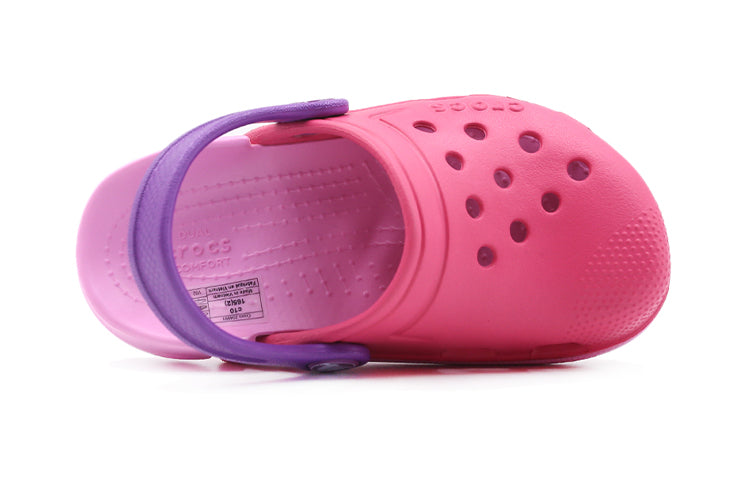 Сандалии Kids Crocs Classic clog Sports sandals 'Red Pink Purple' — фото 3