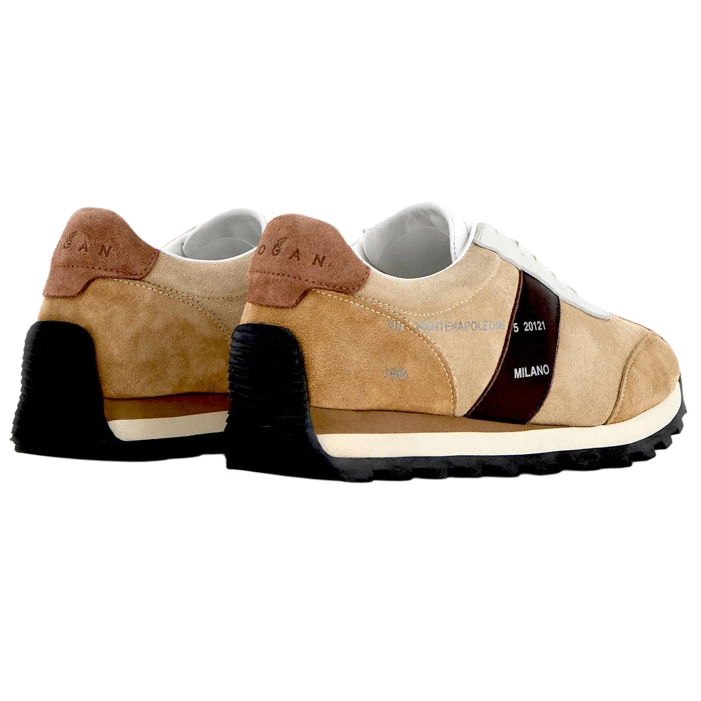 86er Low-Top Casual Shoes Women's Light Brown HOGAN — фото 3