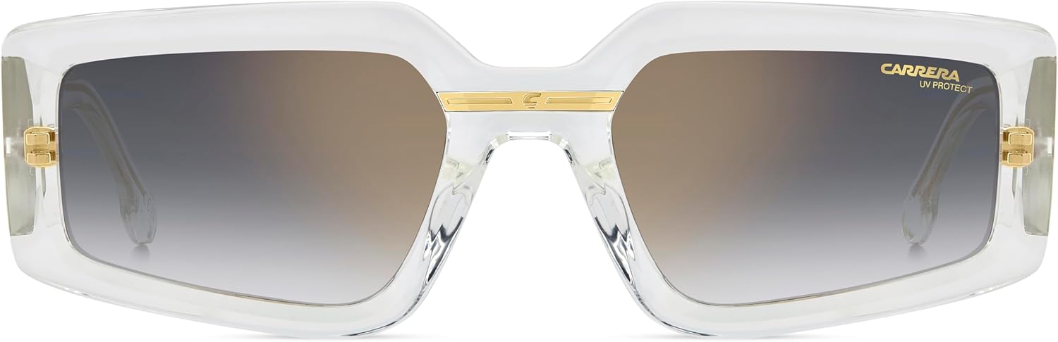 

Солнцезащитные очки Carrera Woman VICTORY C 12/S прямоугольной формы, подходящие для установки линз, со 100% защитой от УФ-излучения и футляром в комплекте, Crystal Gold