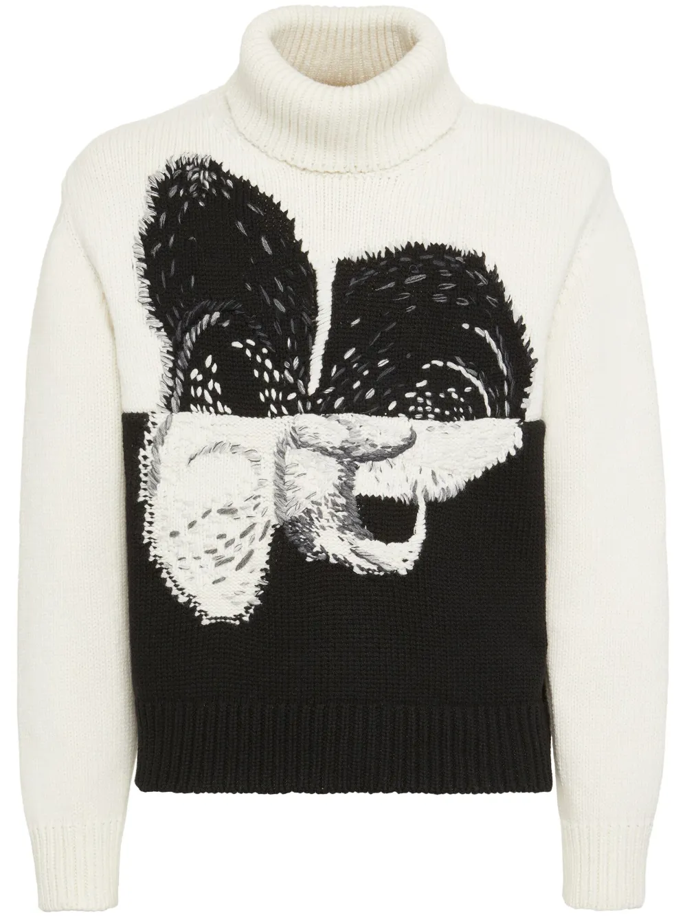 

Джемпер с вышивкой Alexander McQueen, белый