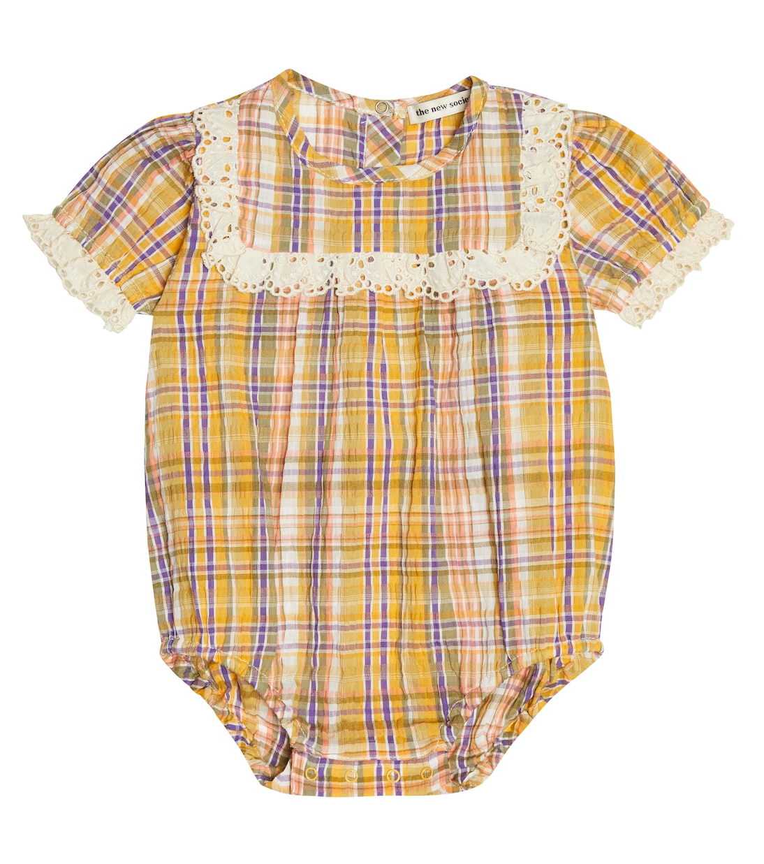

Боди Baby Andrea из хлопковой смеси в клетку The New Society, Multicolor Check