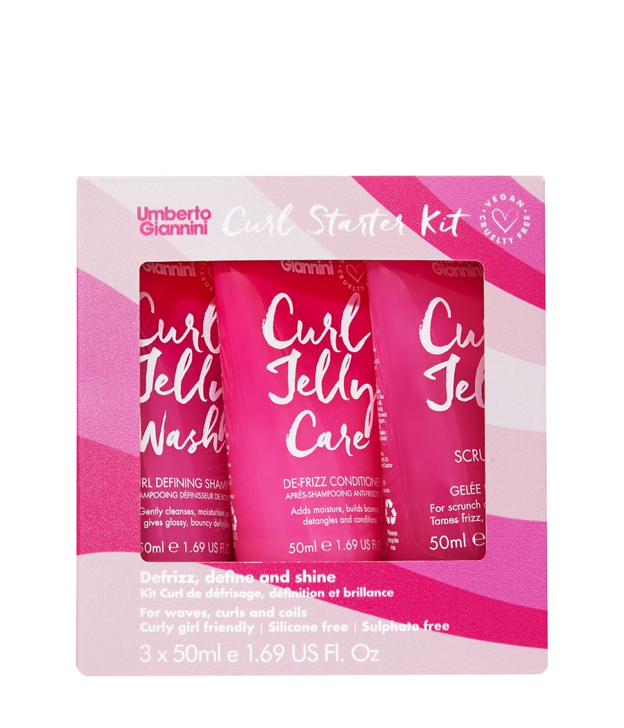 

Набор для ухода за волосами Umberto Giannini Curl Jelly Curls Starter Kit, 1 шт.