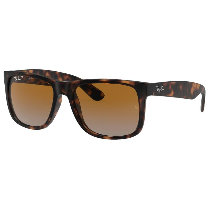 

Солнцезащитные очки RB4165 Justin Classic Matte Havana Brown Grey Polar - 54 Ray Ban