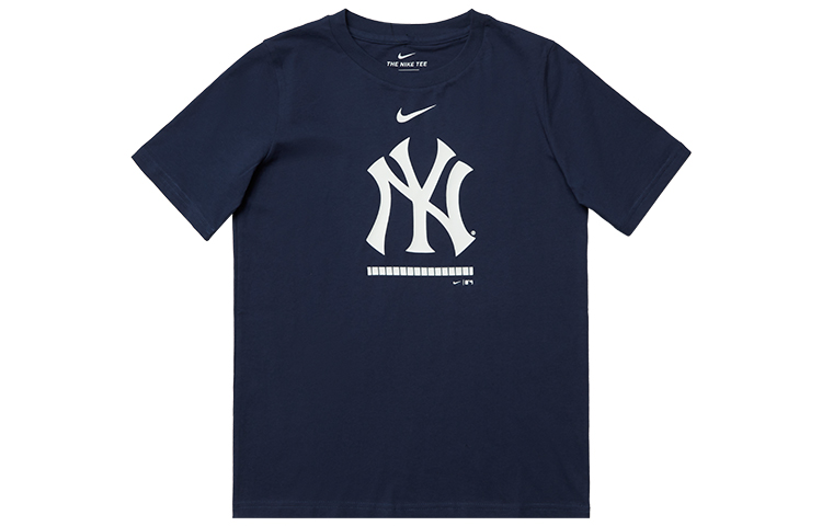 Детская футболка X MLB Nike темно-синяя — фото 2