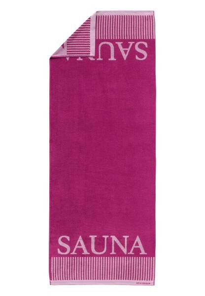 

Полотенце для сауны Schiesser Rom, 75x1x200 см цвет fuchsia und rosa