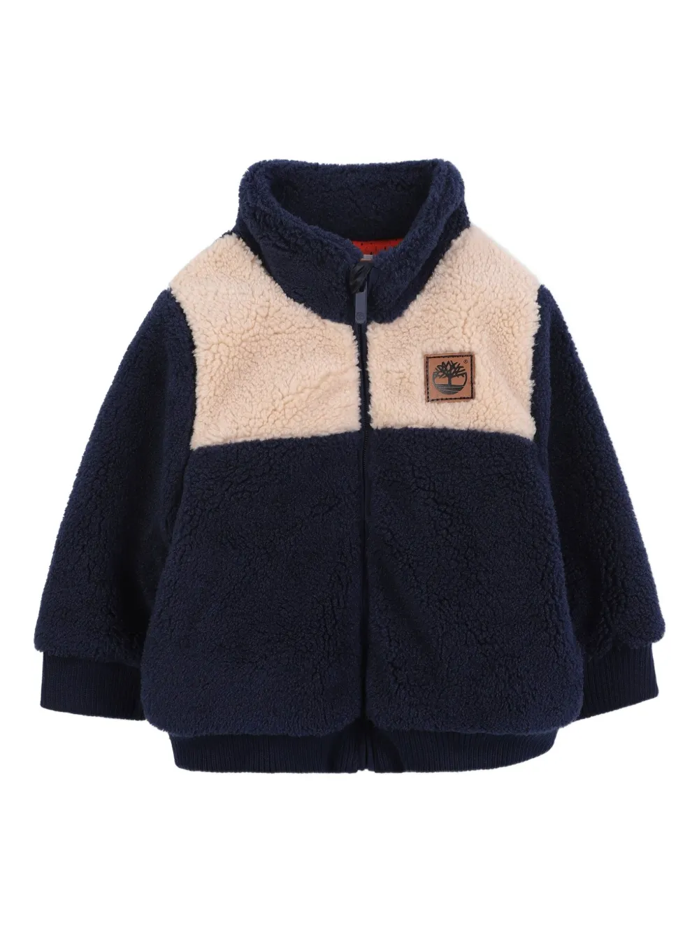 

Флисовая толстовка с цветными блоками Timberland Kids, синий