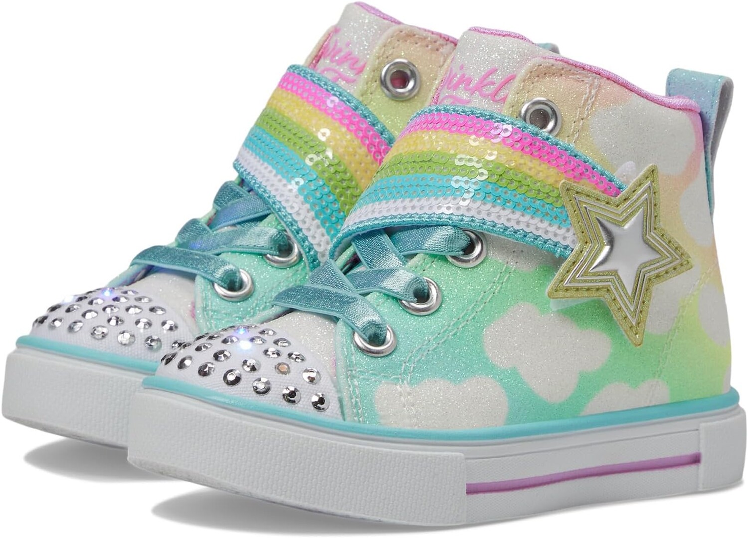 

Кроссовки Twinkle Sparks - Shooting Star Brights 314775N SKECHERS KIDS, мульти