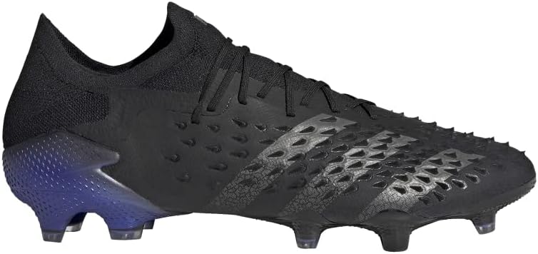 Футбольные бутсы Adidas Predator 18.4 FxG для мальчиков, черный/металлик