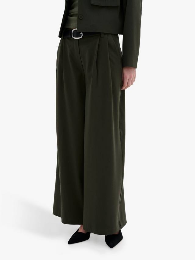 

Широкие брюки hace MY ESSENTIAL WARDROBE, цвет Dark/Green