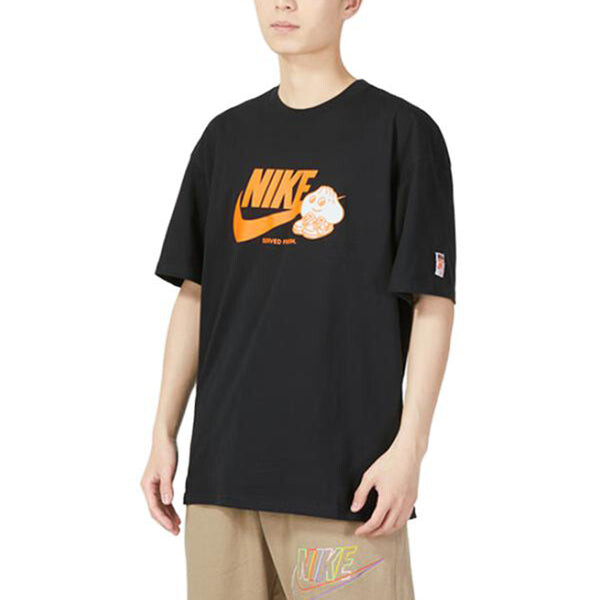 Футболка Nike Sportswear Max90 T-shirt 'Black', черный — фото 3