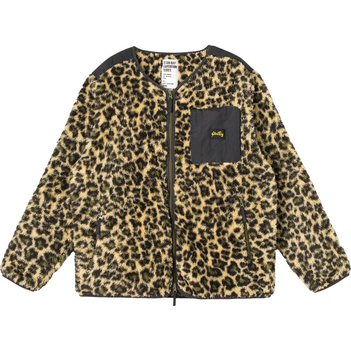 

Флисовая кардиган Stan Ray, цвет leopard camo