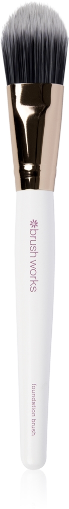 

Кисть для нанесения тональной основы плоская кисть для макияжа Brushworks, 1 шт