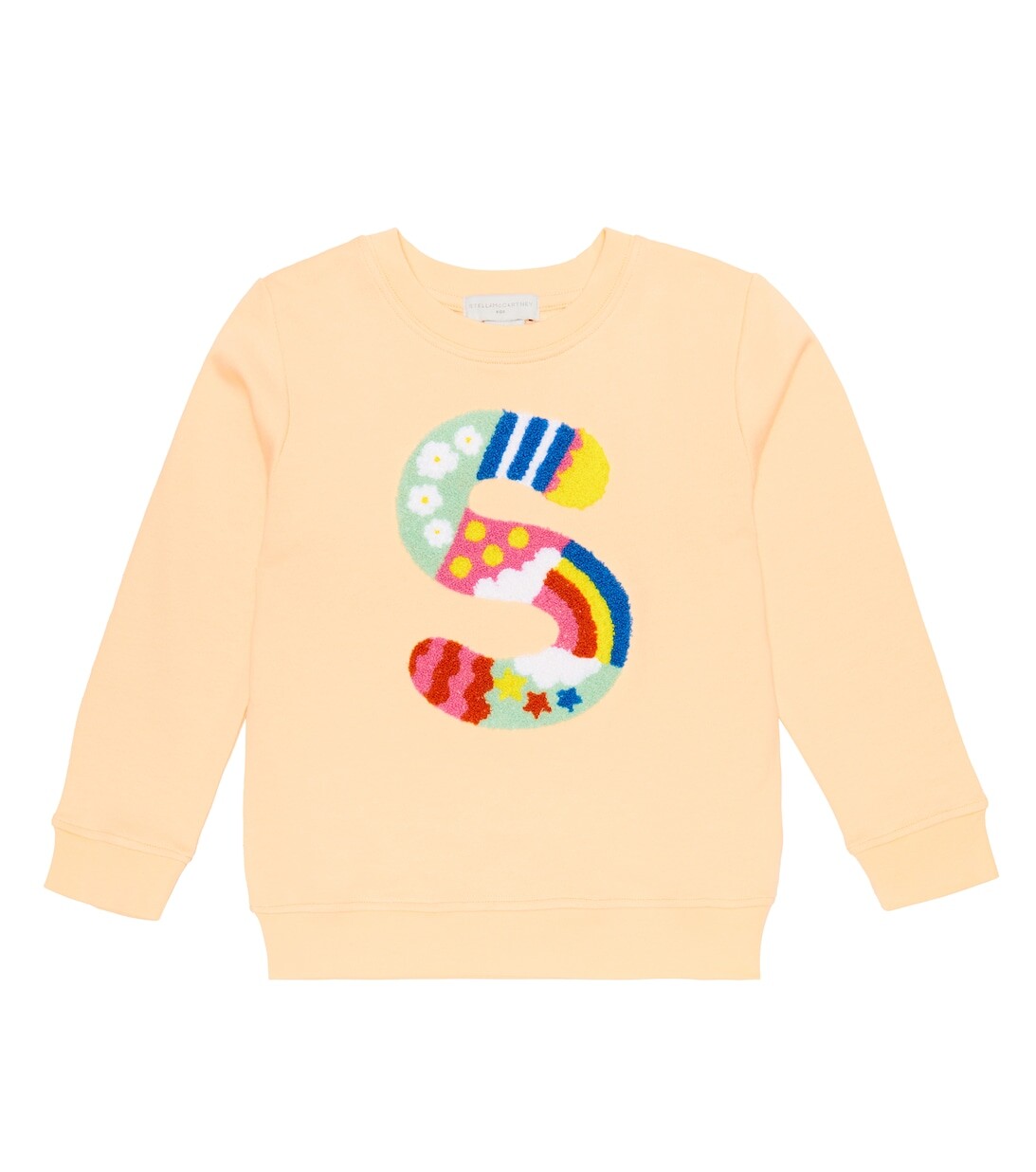 

Толстовка из хлопка с принтом Stella McCartney Kids, розовый
