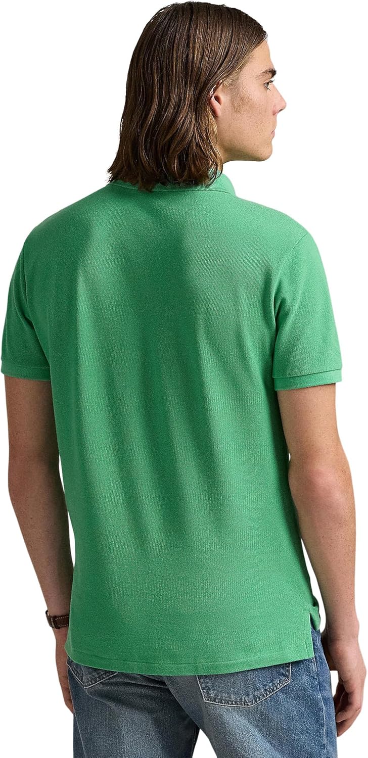 POLO RALPH LAUREN Мужская классическая поло с сеткой, Raft Green — фото 2
