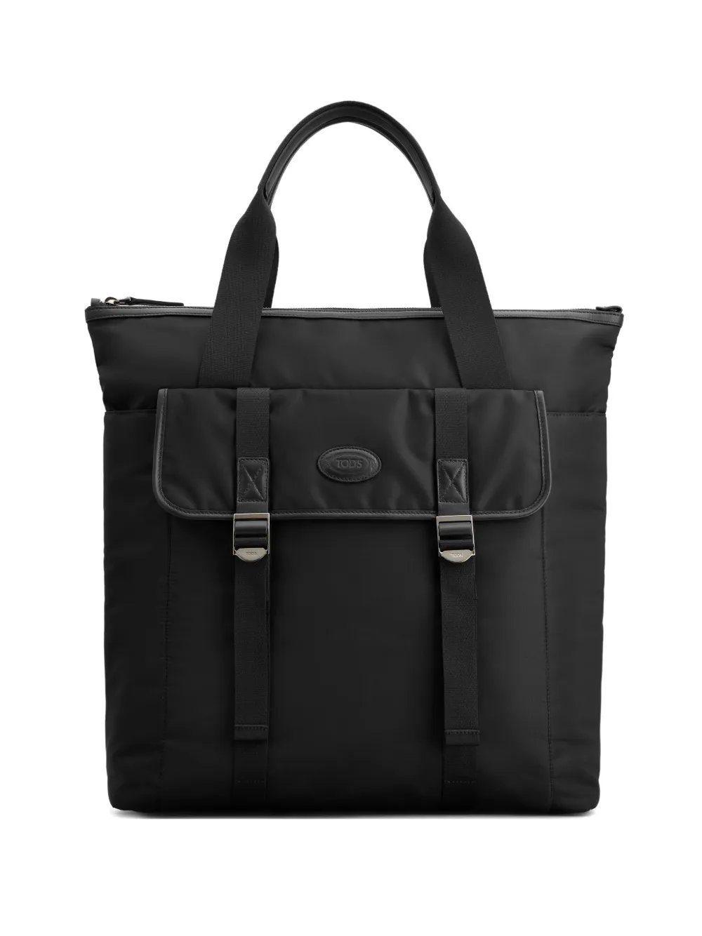 

Рюкзак с двумя ручками и пряжками TOD'S, черный