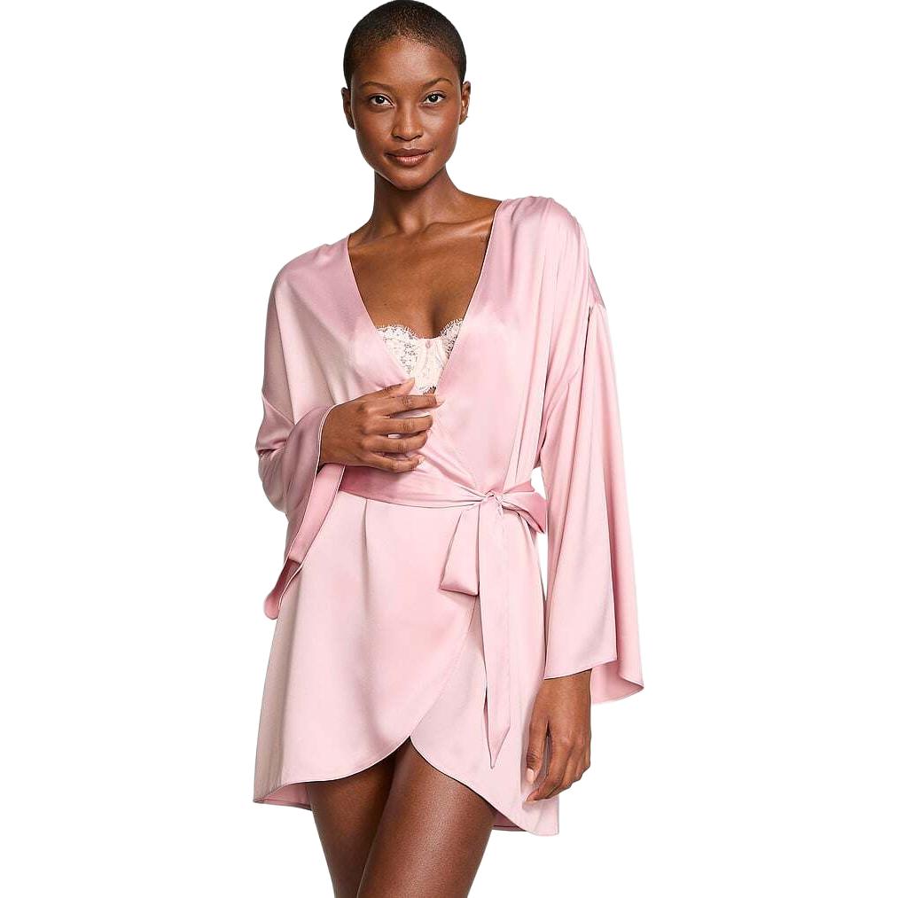 Victoria's Secret SEXY KI Pajama Robe Women's Rose Pink — фото 3
