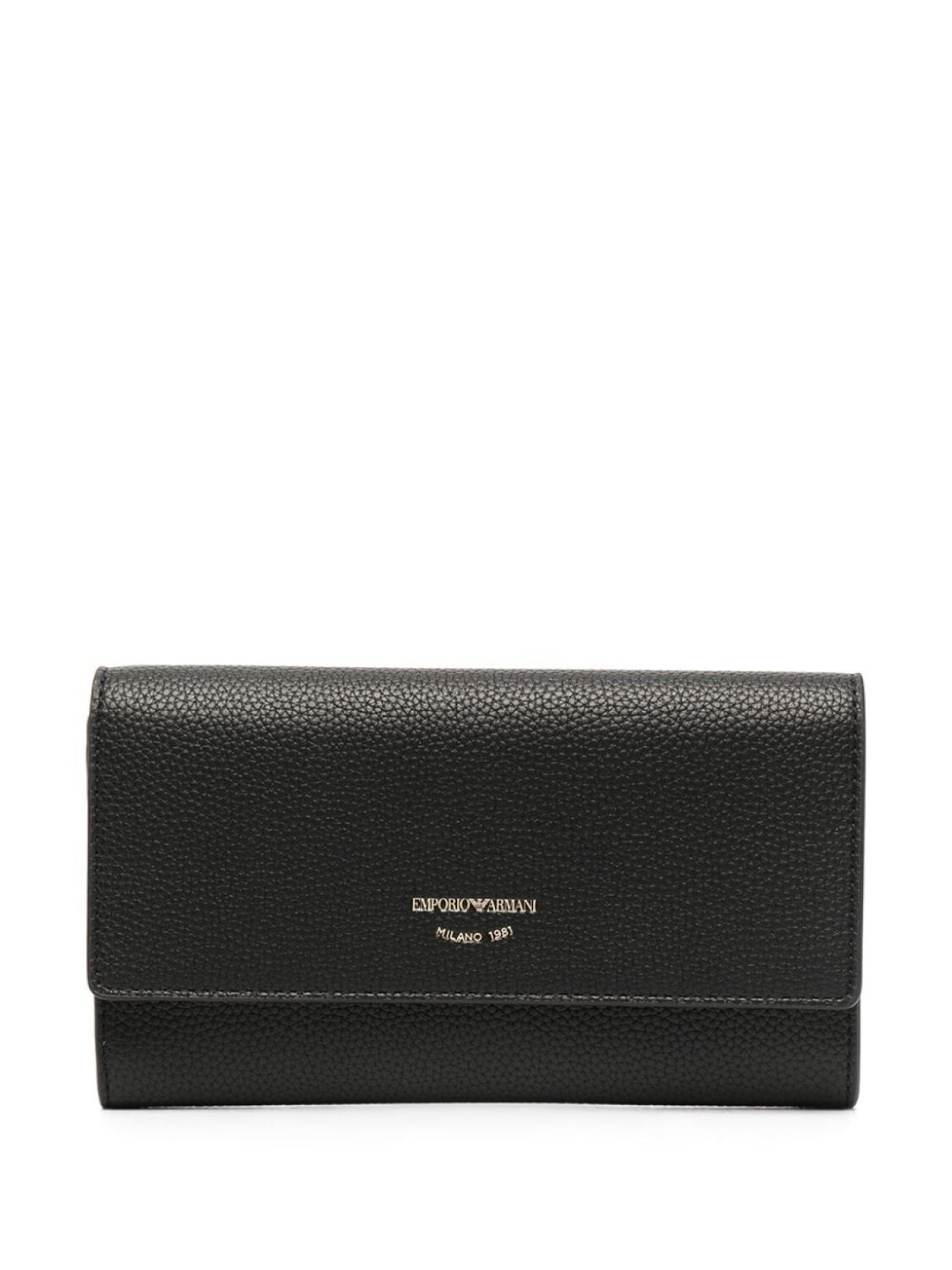 

Emporio Armani кошелек из зернистой кожи с тисненым логотипом, черный