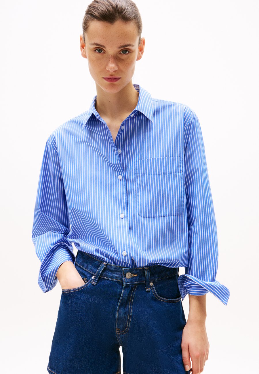 

Блуза Tommy Hilfiger EASY FIT, Blue Stp/Blue