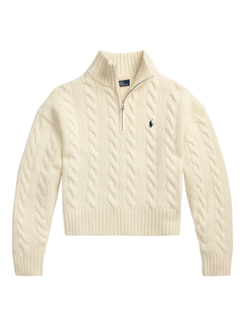 

Свитер с воротником на молнии POLO RALPH LAUREN, нейтральный