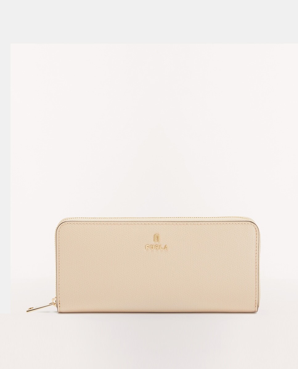 

Розовый кожаный кошелек Furla, розовый