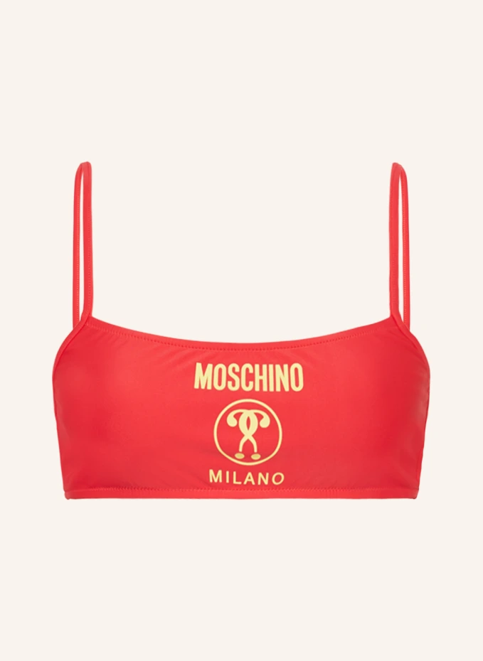 

Лиф бикини-бюстье Moschino, красный