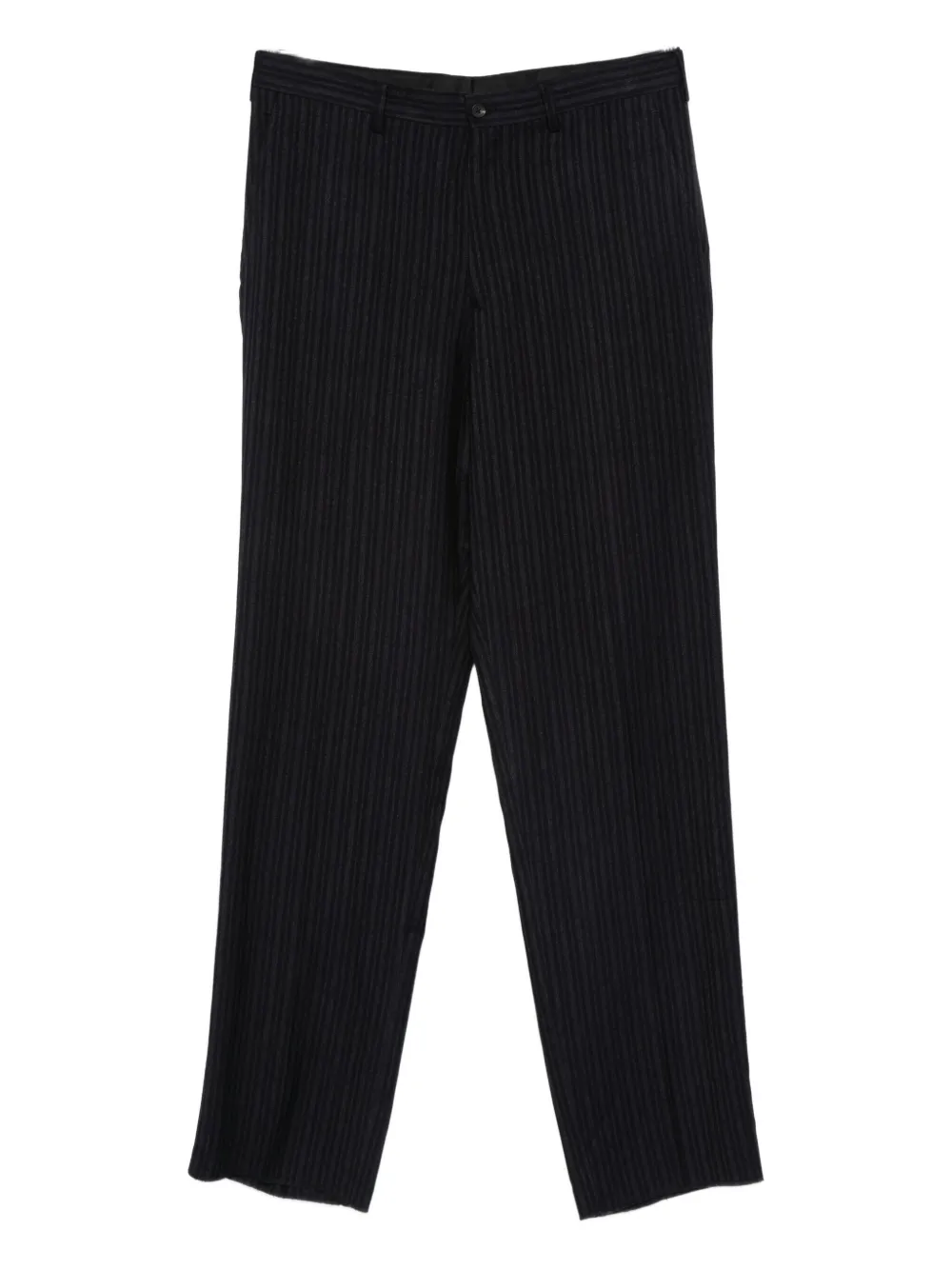 

Полосатые брюки Yohji Yamamoto, черный