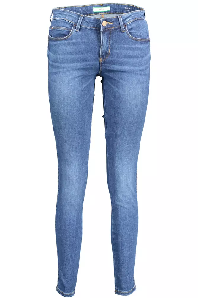 

Синие хлопковые женские джинсы Guess Shoes