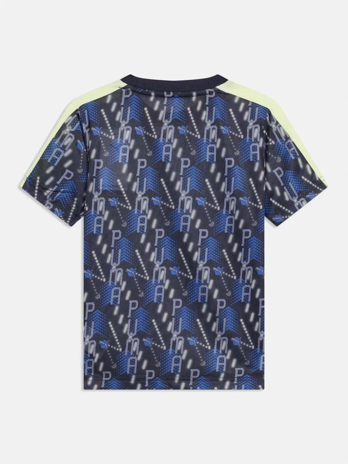 Спортивная футболка 'TAD ESS AOP Poly' Puma, Dusty Blue/Dark Blue — фото 2