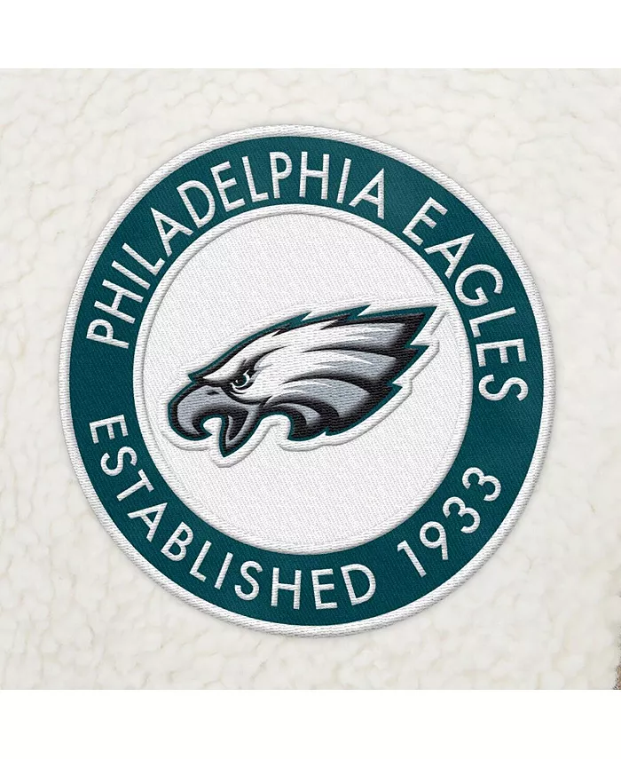 Мужская кремовая толстовка Philadelphia Eagles Jordan Sherpa с молнией на четверть Tommy Hilfiger — фото 2