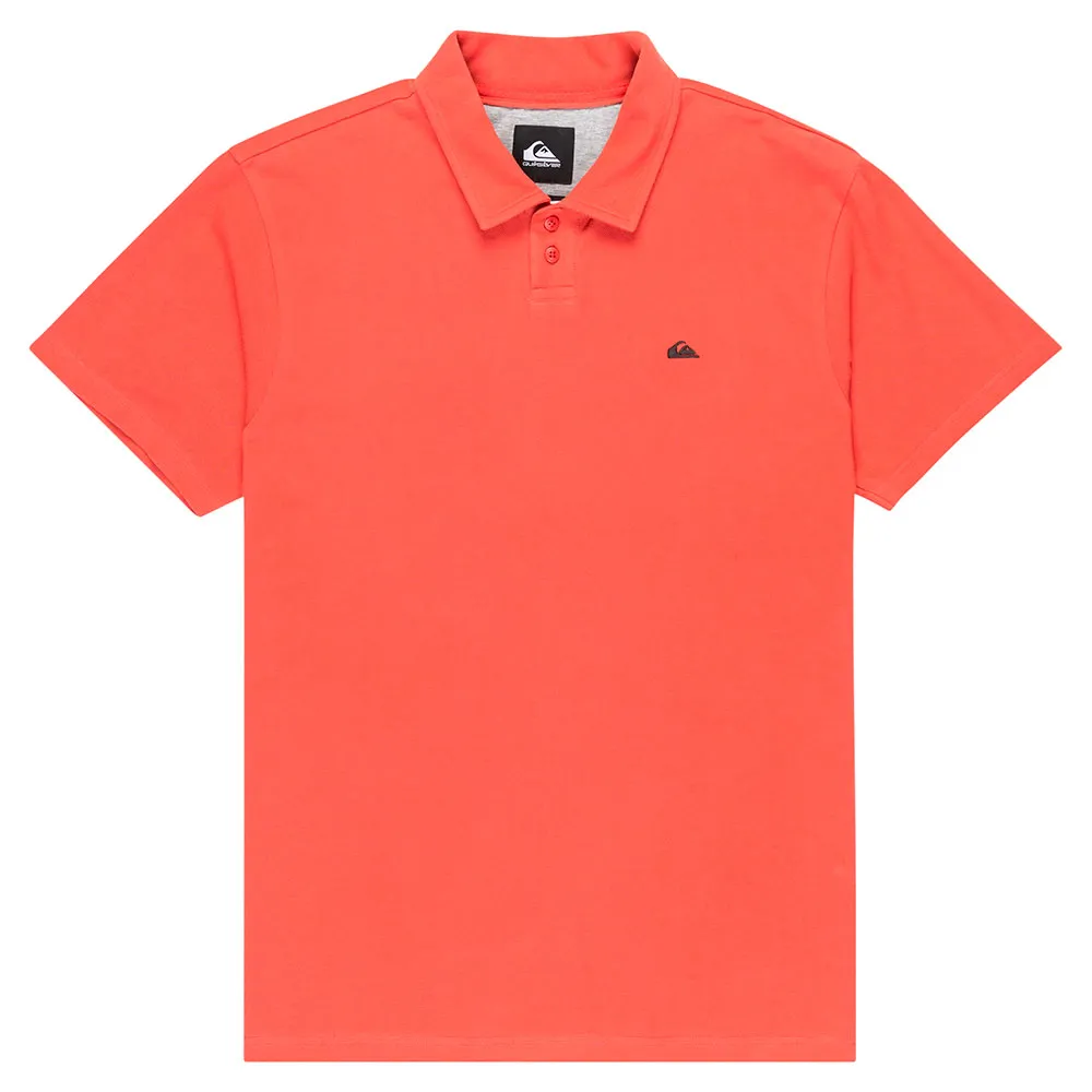 

Поло с коротким рукавом Quiksilver MW Pique, красный