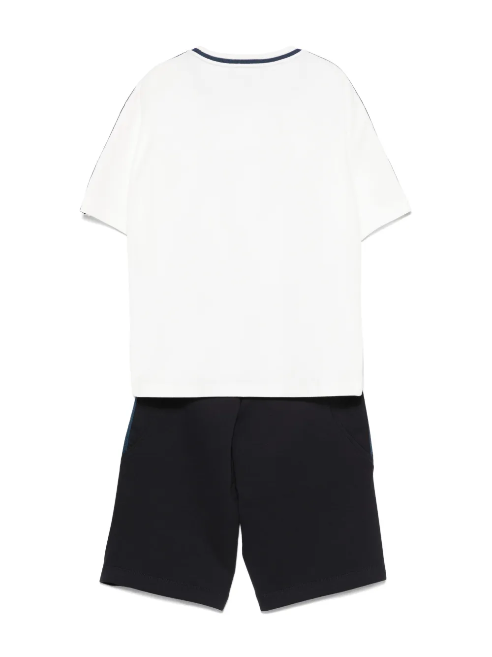 Спортивный костюм с логотипом Emporio Armani Kids, белый — фото 2