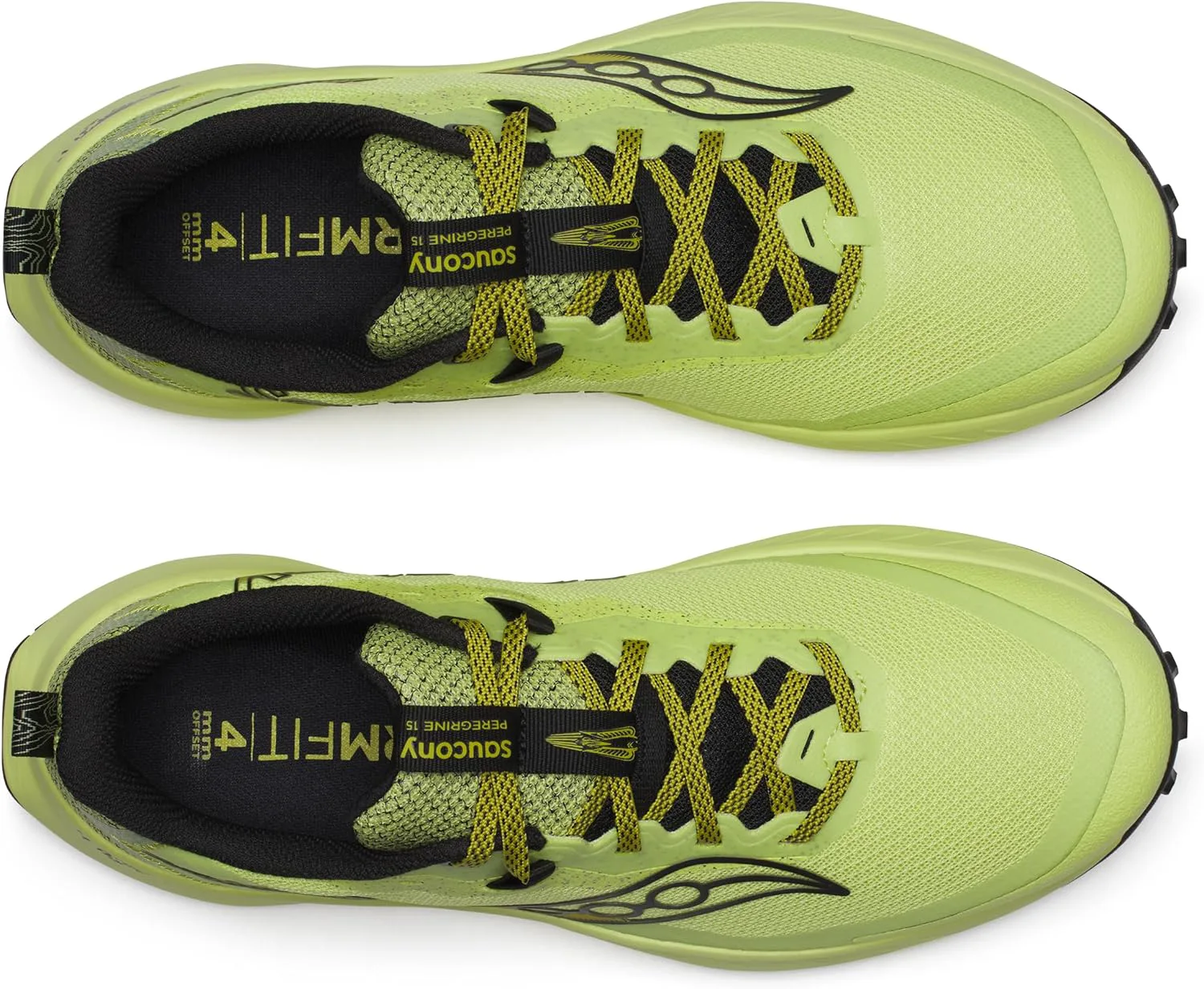 Мужские кроссовки для трейлового бега Saucony Peregrine 15, черный — фото 4